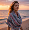Variegated Colors Wool Scarf