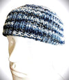 Blue Multi Topper Beanie