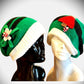 Green Santa Hat Pair