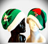 Green Santa Hat Pair