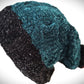 Green and Black Knitted Hat