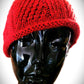 Red Topper Beanie