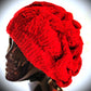 Red Plush Holiday Hat