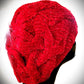 Red Plush Holiday Hat