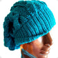 Turquoise Cabled Slouchy