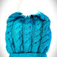 Turquoise Cabled Slouchy