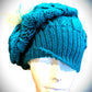 Turquoise Cabled Slouchy