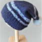 Navy Blue Slouchy Hat -  Shop hand knitted warm hats/caps for men, women and kinds online - UNEEKHATS