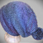 Muted Blue Baby Alpaca Slouchy Hat -  Shop hand knitted warm hats/caps for men, women and kinds online - UNEEKHATS