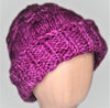 Burgundy Wool Hat -  Shop hand knitted warm hats/caps for men, women and kinds online - UNEEKHATS
