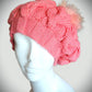 Coral Cabled Beauty -  Shop hand knitted warm hats/caps for men, women and kinds online - UNEEKHATS