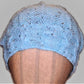 Light Blue Cotton Tam -  Shop hand knitted warm hats/caps for men, women and kinds online - UNEEKHATS