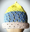 Knitted Hat with Beads
