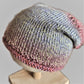 Light Teal and Pink Slouchy -  Shop hand knitted warm hats/caps for men, women and kinds online - UNEEKHATS