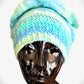 Cotton Hat in Blues and Greens -  Shop hand knitted warm hats/caps for men, women and kinds online - UNEEKHATS