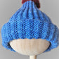 Super Slouchy Bright Blue Cap -  Shop hand knitted warm hats/caps for men, women and kinds online - UNEEKHATS