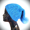 Turquoise Slouchy -  Shop hand knitted warm hats/caps for men, women and kinds online - UNEEKHATS