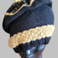 Gold Banded Slouchy -  Shop hand knitted warm hats/caps for men, women and kinds online - UNEEKHATS