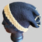 Gold Banded Slouchy -  Shop hand knitted warm hats/caps for men, women and kinds online - UNEEKHATS