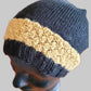 Gold Banded Slouchy -  Shop hand knitted warm hats/caps for men, women and kinds online - UNEEKHATS