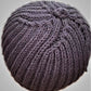 Brioche Black Topper -  Shop hand knitted warm hats/caps for men, women and kinds online - UNEEKHATS