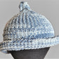 Blue and White Garden Hat -  Shop hand knitted warm hats/caps for men, women and kinds online - UNEEKHATS