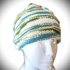 Beanie Hat for Men. Knitted. Stripes.