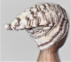 Toffee and White Slouchy -  Shop hand knitted warm hats/caps for men, women and kinds online - UNEEKHATS