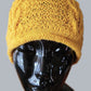 Gold Silk/Cotton Cabled Cap -  Shop hand knitted warm hats/caps for men, women and kinds online - UNEEKHATS