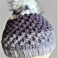 Gray Striped Hat -  Shop hand knitted warm hats/caps for men, women and kinds online - UNEEKHATS