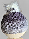 Gray Striped Hat -  Shop hand knitted warm hats/caps for men, women and kinds online - UNEEKHATS