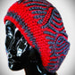 Charcoal Gray/Red Brioche Hat -  Shop hand knitted warm hats/caps for men, women and kinds online - UNEEKHATS