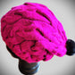 Hot Pink Cabled Slouchy -  Shop hand knitted warm hats/caps for men, women and kinds online - UNEEKHATS