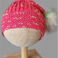 Hot Pink Slouchy -  Shop hand knitted warm hats/caps for men, women and kinds online - UNEEKHATS