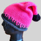 Hot Pink and Gray Slouchy -  Shop hand knitted warm hats/caps for men, women and kinds online - UNEEKHATS