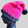 Hot Pink and Gray Slouchy -  Shop hand knitted warm hats/caps for men, women and kinds online - UNEEKHATS