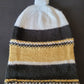 Gold Black and White Slouchy -  Shop hand knitted warm hats/caps for men, women and kinds online - UNEEKHATS