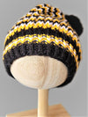 Black Gold and White Newborn Hat -  Shop hand knitted warm hats/caps for men, women and kinds online - UNEEKHATS