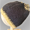 Gold & Black Beanie -  Shop hand knitted warm hats/caps for men, women and kinds online - UNEEKHATS
