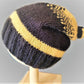 Black and Gold Slouchy -  Shop hand knitted warm hats/caps for men, women and kinds online - UNEEKHATS