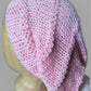 Slouchy Pink Hat -  Shop hand knitted warm hats/caps for men, women and kinds online - UNEEKHATS