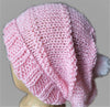 Slouchy Pink Hat -  Shop hand knitted warm hats/caps for men, women and kinds online - UNEEKHATS