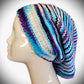 Striped Cotton Yarn Slouchy -  Shop hand knitted warm hats/caps for men, women and kinds online - UNEEKHATS
