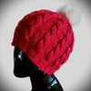 Red Knitted Hat for Women.