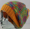 Multi-colored Merino Wood Cap -  Shop hand knitted warm hats/caps for men, women and kinds online - UNEEKHATS