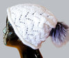 Lace White Hat -  Shop hand knitted warm hats/caps for men, women and kinds online - UNEEKHATS