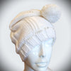 White Slouchy -  Shop hand knitted warm hats/caps for men, women and kinds online - UNEEKHATS